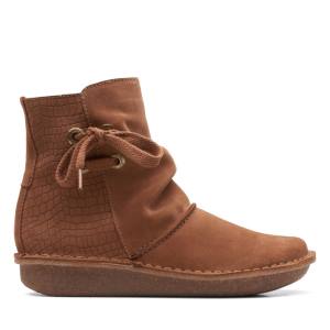 Botine Clarks Funny Oak Dama Maro Inchis | CLK843NMT