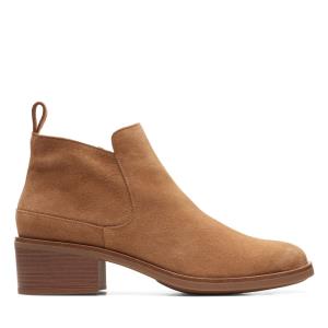 Botine Clarks Memi Zip Dama Maro | CLK671UKQ