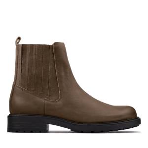 Botine Clarks Orinoco2 Mid-High Dama Masline Verzi Inchis | CLK698BAM