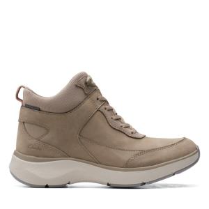 Botine Clarks Wave 2.0 Mid-High. Dama Masline Verzi | CLK940NAT