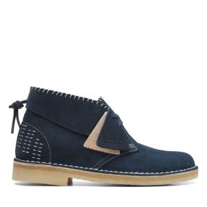 Cizme De Desert Clarks Desert Boot Clasici Dama Bleumarin | CLK079LNA