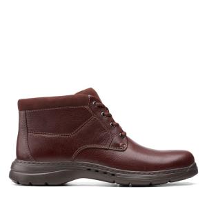 Ghete Casual Clarks Brawley Up Barbati Maro | CLK538AWT