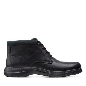 Ghete Casual Clarks Brawley Up Barbati Negrii | CLK361DBG