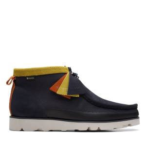 Ghete Casual Clarks Wallabee 2.0 GORE-TEX Barbati Bleumarin | CLK740JMQ