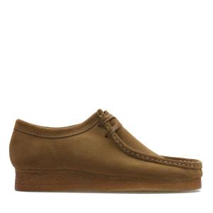 Ghete Casual Clarks Wallabee Barbati Kaki | CLK259LMU