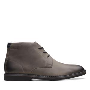 Originals Ghete Clarks Atticus LT Mid-High Barbati Gri Inchis | CLK794RIF