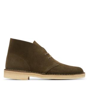 Originals Ghete Clarks Desert Boot Barbati Masline Verzi Inchis | CLK286XQD