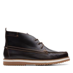 Originals Ghete Clarks Durston Mid-High Barbati Maro Inchis | CLK706LET