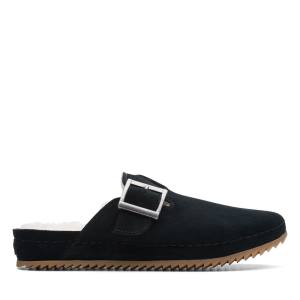 Papuci Clarks Brookleigh Mule Dama Negrii | CLK614DRQ