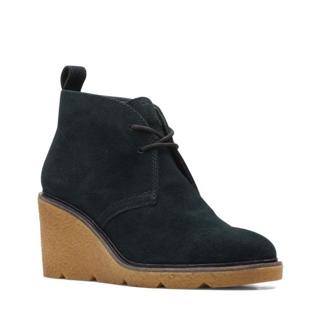 Botine Clarks Clarkford DBT Dama Negrii | CLK315XSV