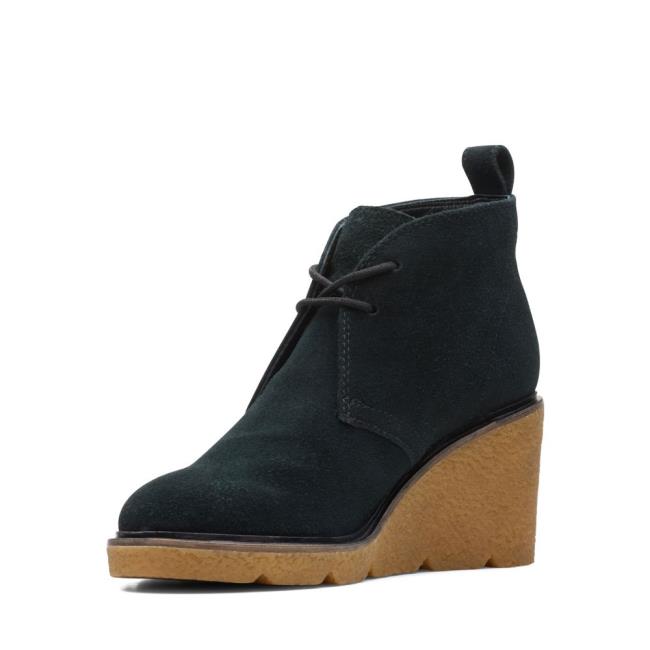 Botine Clarks Clarkford DBT Dama Negrii | CLK315XSV