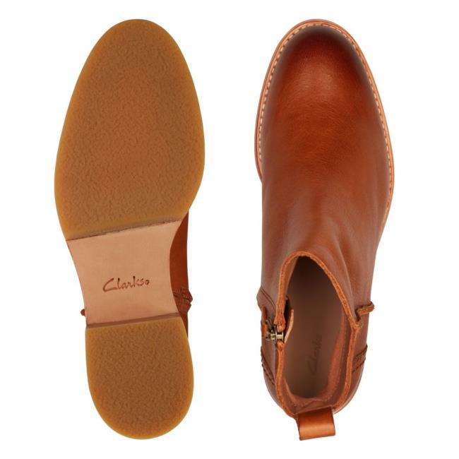 Botine Clarks Cologne Zip Dama Maro Inchis | CLK491ETD