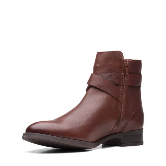 Botine Clarks Hamble Cu Catarama Dama Maro | CLK562BIH