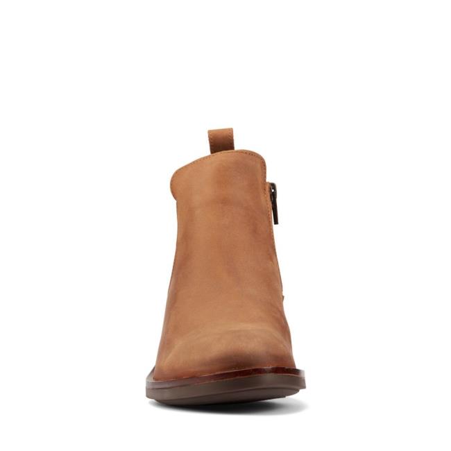 Botine Clarks Memi Zip Dama Maro Inchis | CLK450IFE