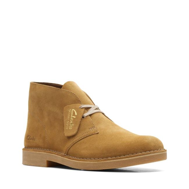 Cizme De Desert Clarks Desert Boot 2 Barbati Verzi | CLK762XFT