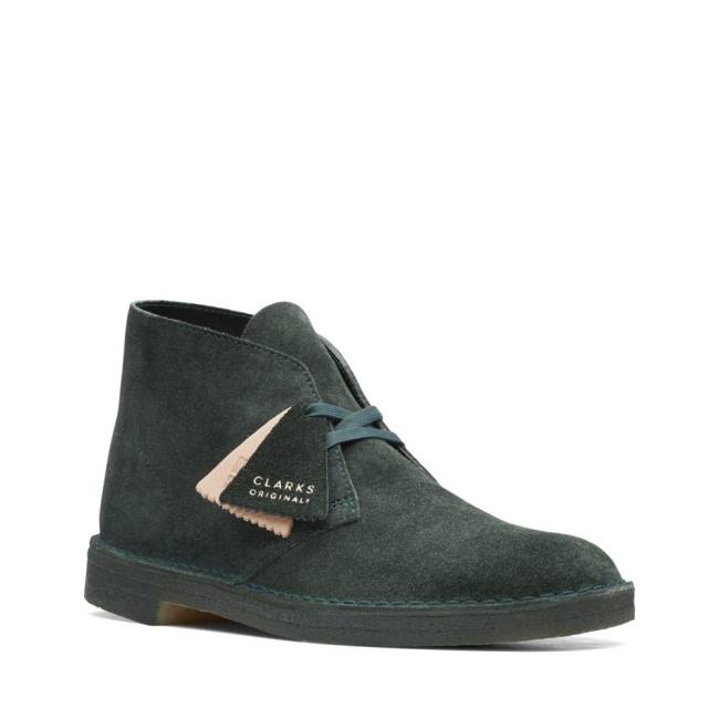 Cizme De Desert Clarks Desert Boot Clasici Barbati Verzi | CLK419IYQ