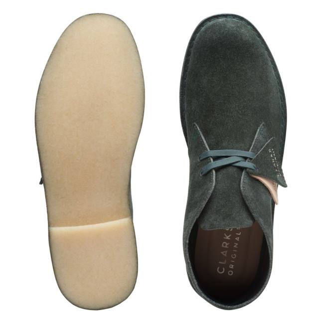 Cizme De Desert Clarks Desert Boot Clasici Barbati Verzi | CLK419IYQ