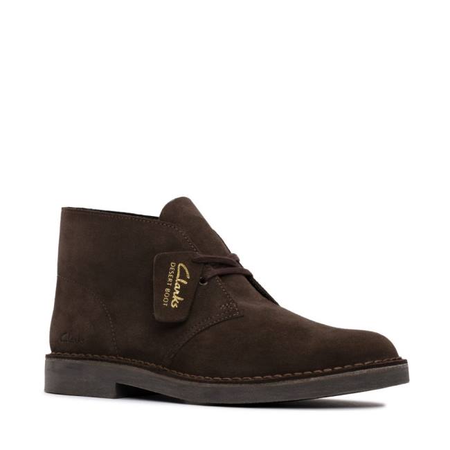 Cizme De Desert Clarks Desert Boot Clasici Evo Barbati Maro Inchis | CLK642ATW