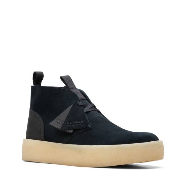 Cizme De Desert Clarks Desert Cup Barbati Negrii | CLK976TBO