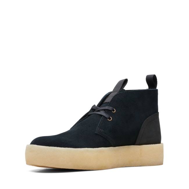 Cizme De Desert Clarks Desert Cup Barbati Negrii | CLK976TBO