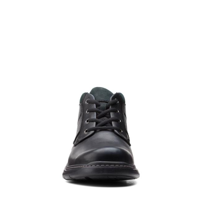 Ghete Casual Clarks Brawley Up Barbati Negrii | CLK361DBG