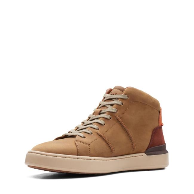 Originals Ghete Clarks CourtLite Hi Barbati Maro Inchis | CLK975NSG