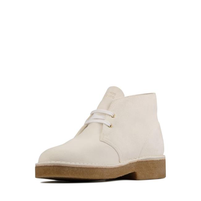 Originals Ghete Clarks Desert Boot 221 Barbati Albi | CLK801PAK