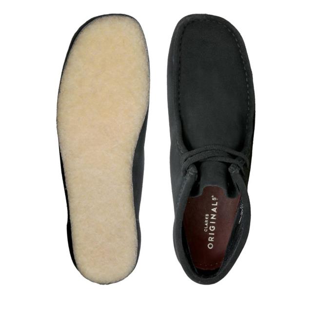 Originals Ghete Clarks Wallabee Boot Barbati Negrii | CLK256KXS